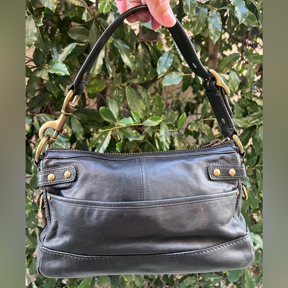 COACH 11127 Legacy 65th Anniversary Satchel Black Leather Shoulder Bag - Picture 2 of 14